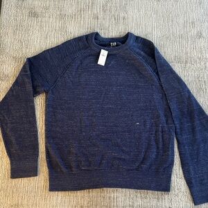 GAP Men's Navy Crewneck Sweater (L)